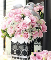 29 Pink Roses,Green leaves